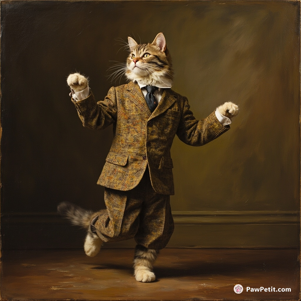 Tiptoe-trotting feline Mary, trying delectable opera squall; tweed suit donned, endeavoring a decidedly poor imitation of la Viennois' la-di-dah elegance."'