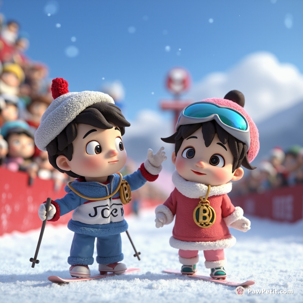 After athletically dodging an avalanche, Felix is mistaken for a skiing gold medallist at the Winter Olympics.