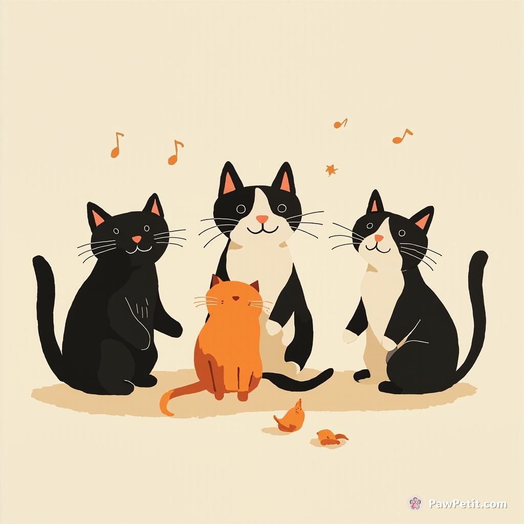 Whiskers twitch as cats orchestrate a symphony of purrs, secretly influencing human decisions from the shadows.