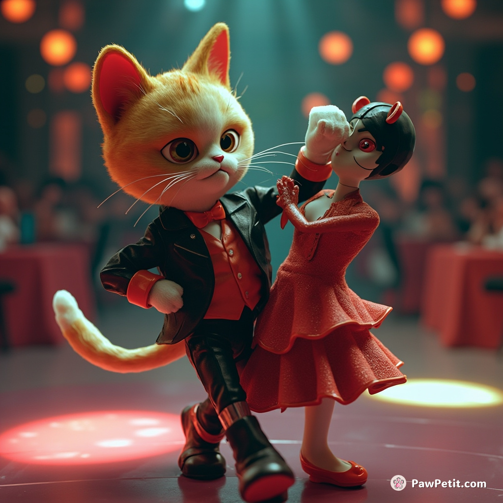 In a glitchy Matrix, Socks, the cybernetic cat, flawlessly danced Argentinian Tango, outclassing any previous human world champion.