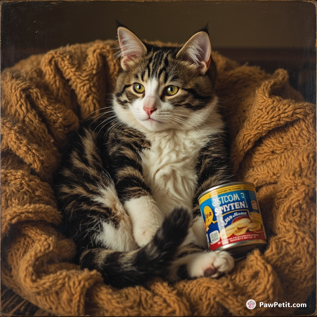 Curled up purring, cat believes humans exist solely to open tuna cans and provide warm laps.