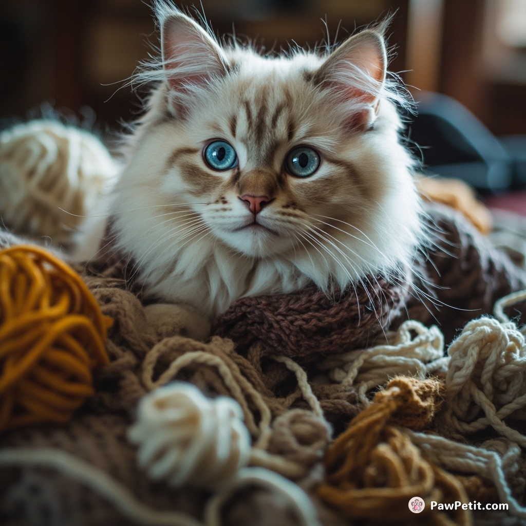 In a world where ripping yarn apart grants power, a knitting savvy cat hijacks humanity's sweaters for multi-dimensional domination.