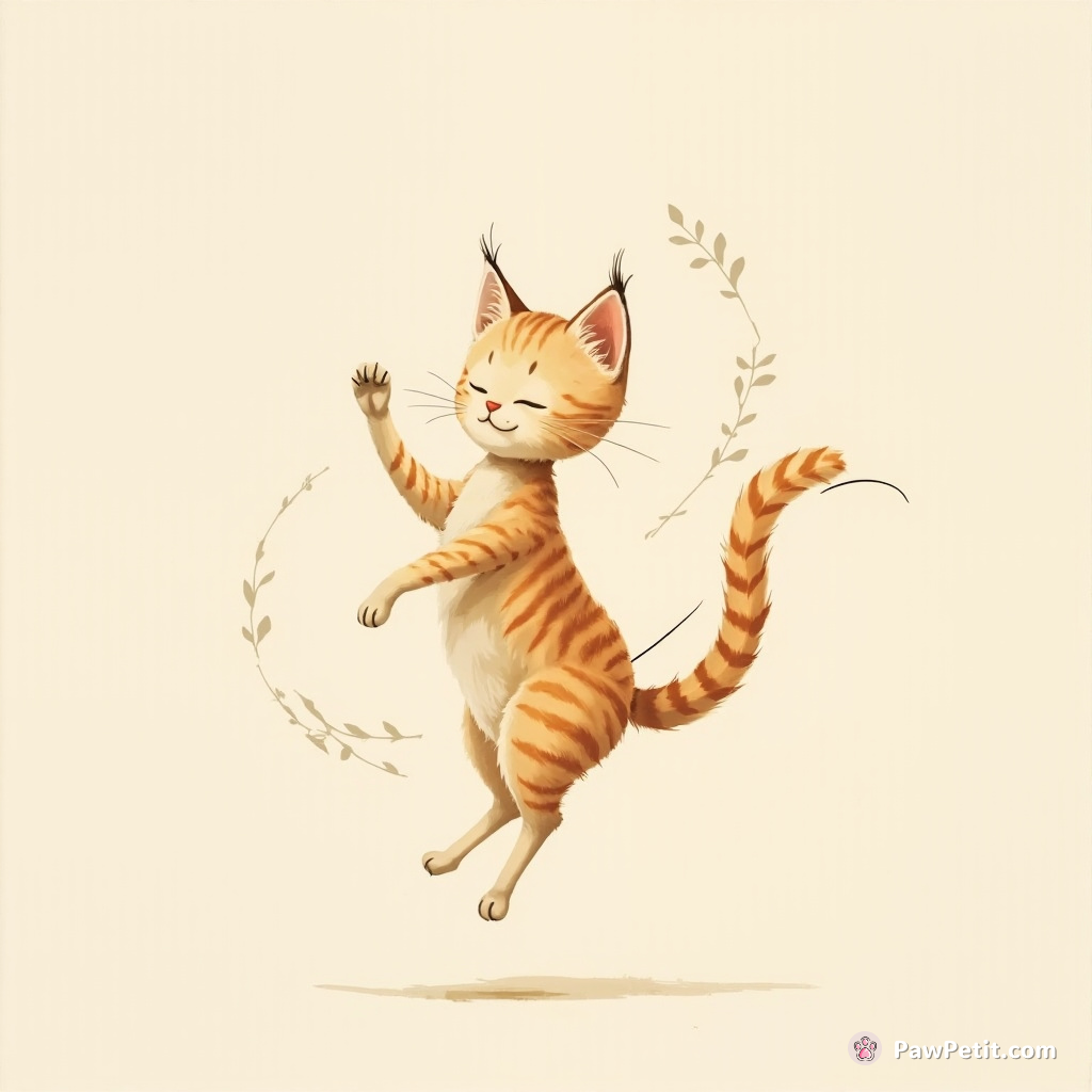Beholding its elegant hair-paw-lick twirl, Whiskers firmly believes it could trounce humans in competitive rhythmic gymnastics.