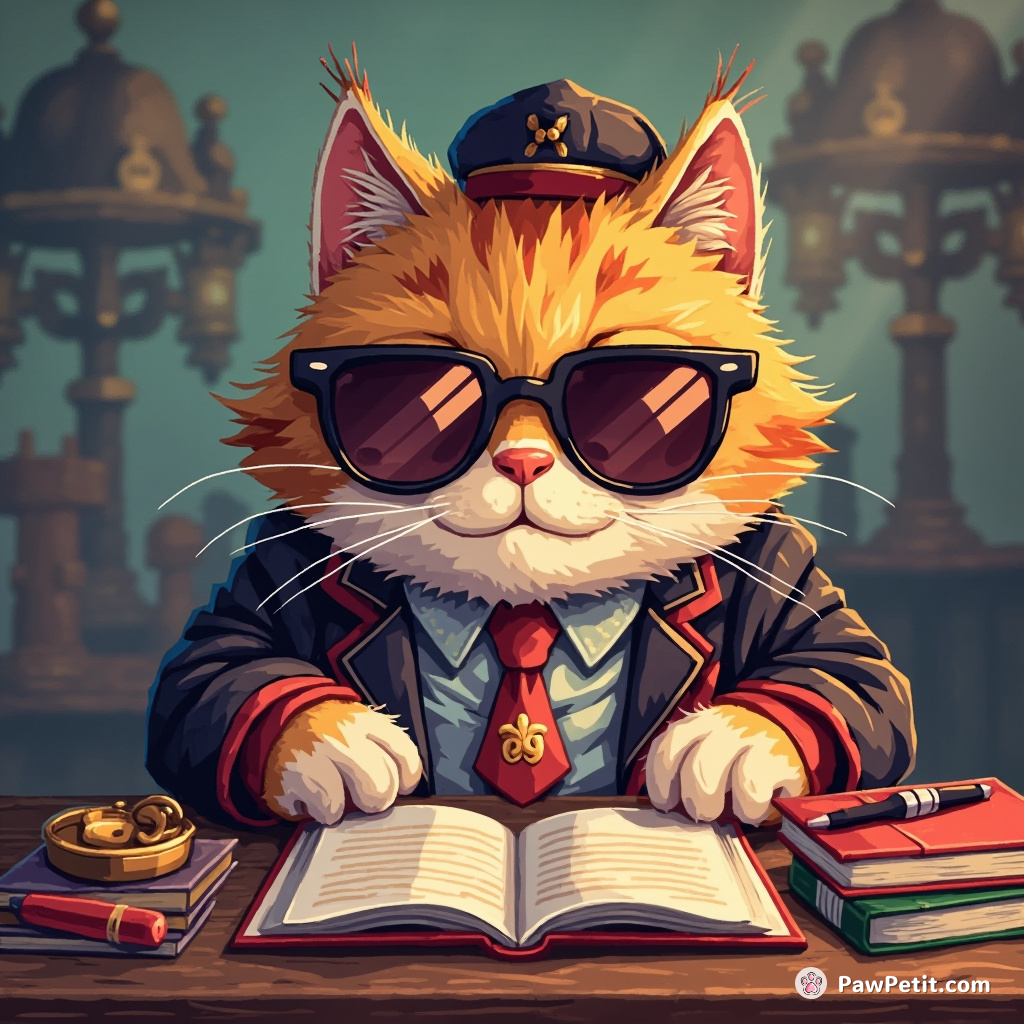 In an alternate world, Tabby the cat cunningly negotiates life-saving peace treaties, outshining even the best human diplomats.