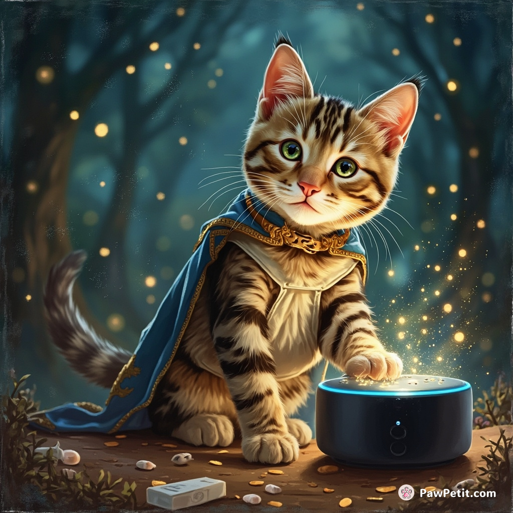 Cat inadvertently pushes Amazon Echo button, orders life-saving medicine; instantly hailed a human health hero.