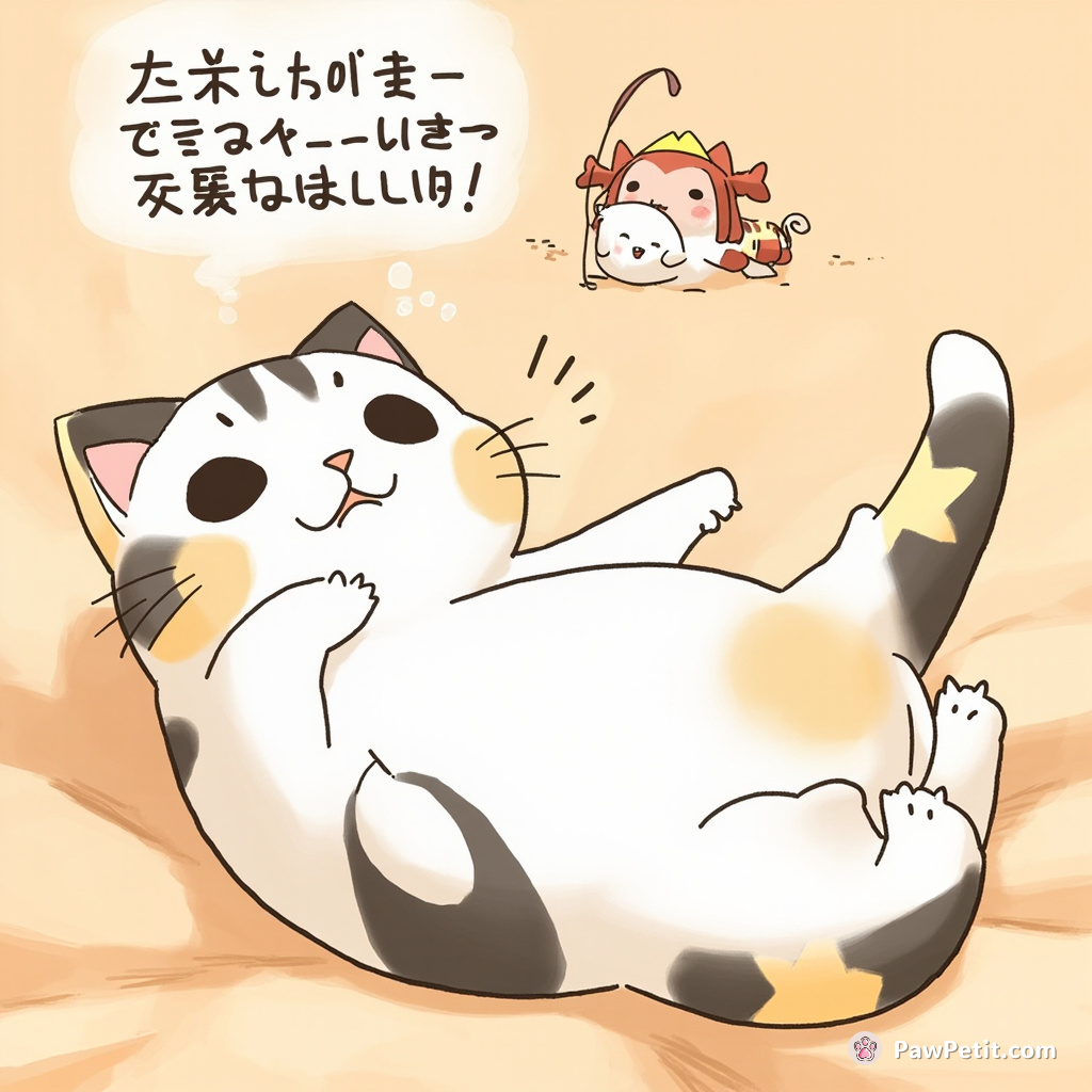 Cats pass a decree mandating daily belly rubs for humans as a sign of subservience.