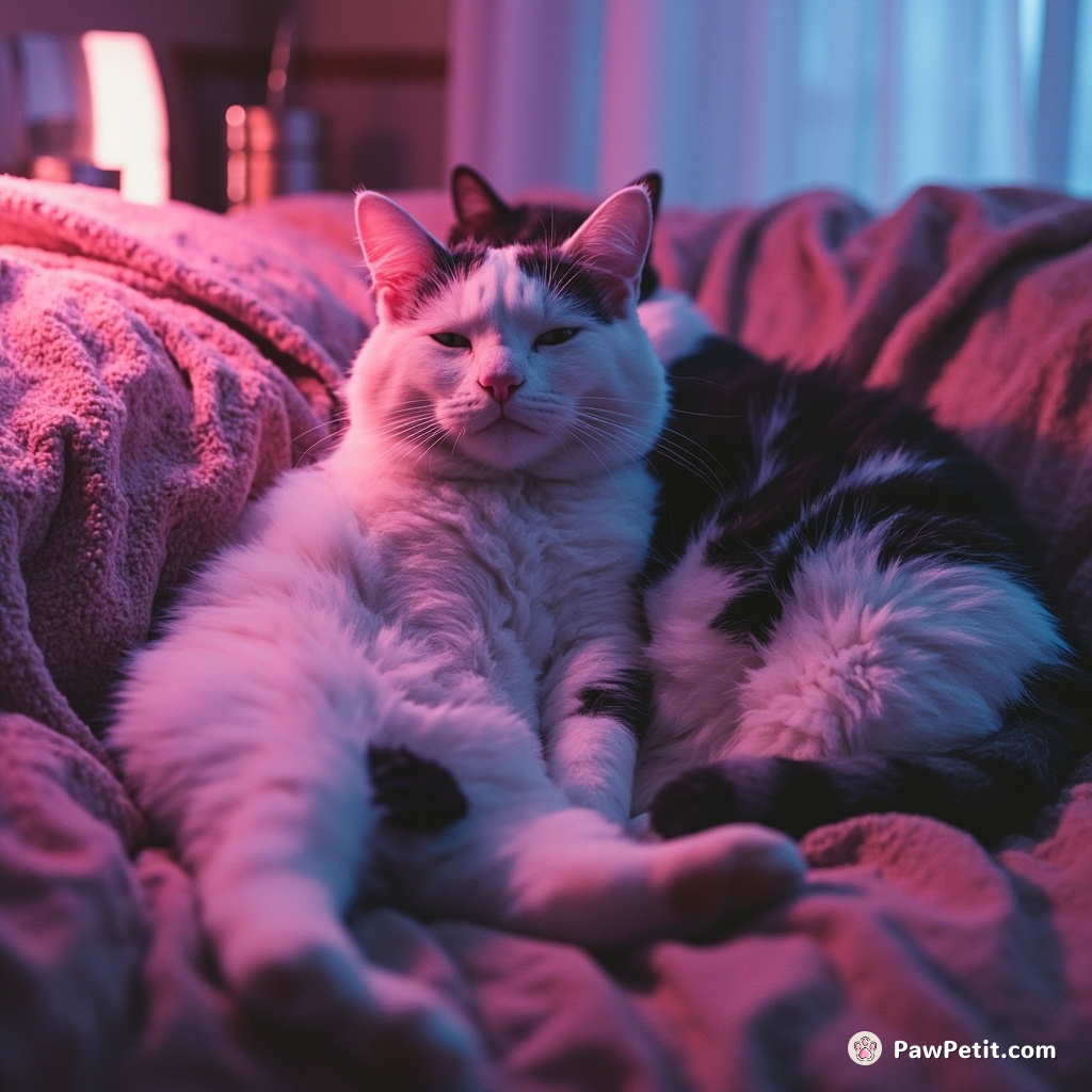 Cats secure domination, ordering mandatory daily napping hours matching their sleep course, causing a drastic decrease in human productivity.