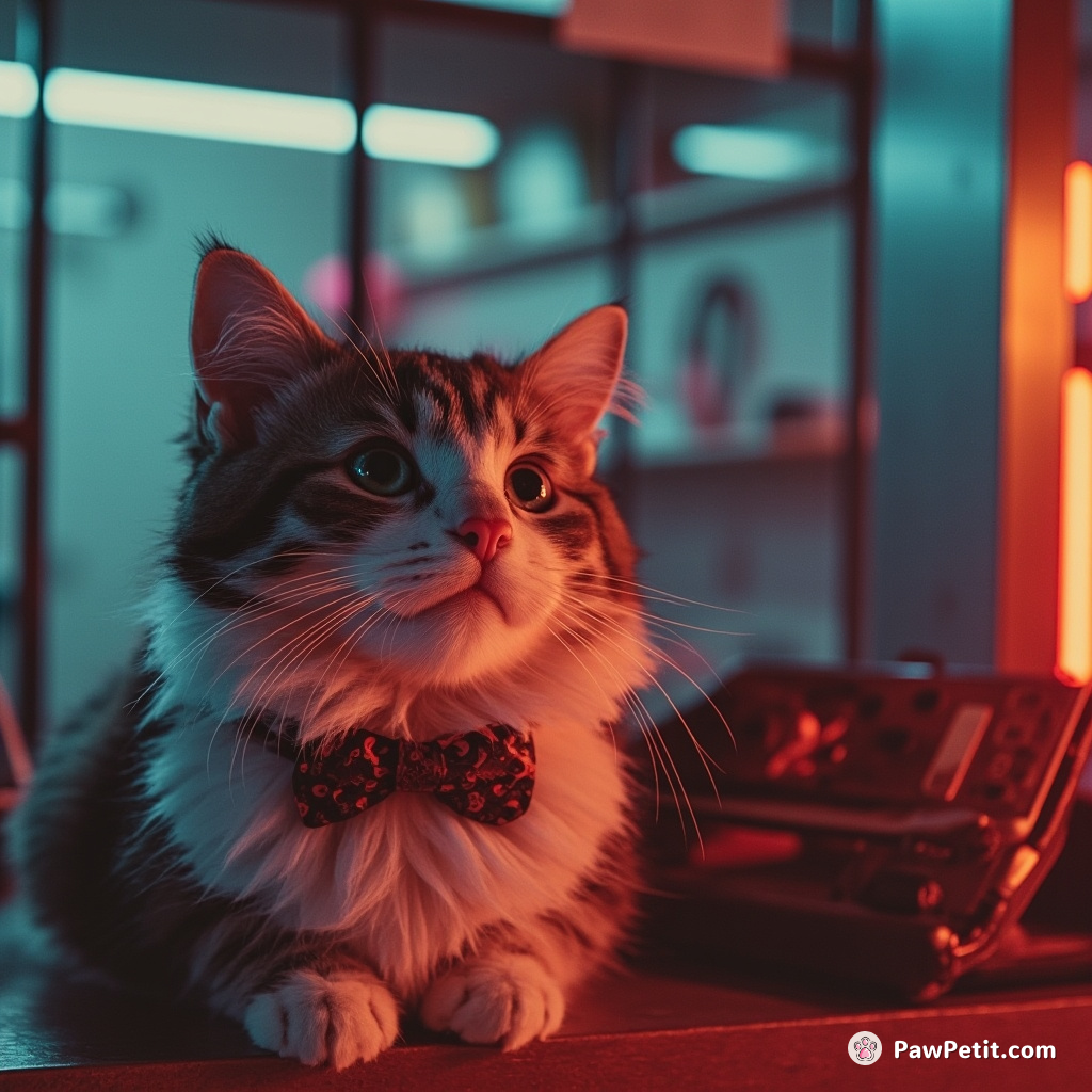 A domestic cat accidentally taps a coded signal for "help," thwarting a major heist and becoming the unlikely human hero.