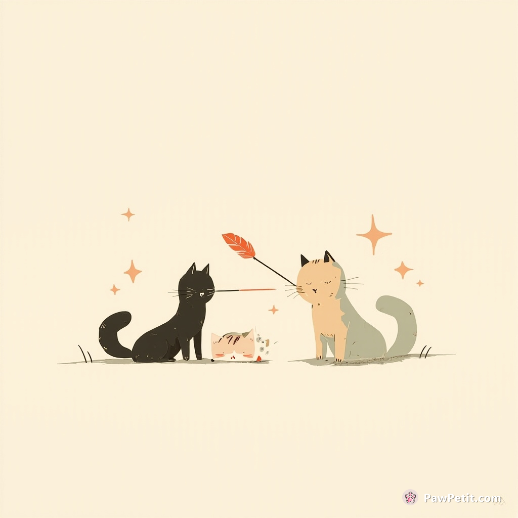 Cats decree mandatory nap times for humans, enforcing them with laser pointers and feather wands.