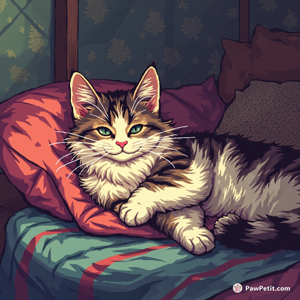 Whiskers twitch as the feline council decrees mandatory human-nap time for societal harmony.