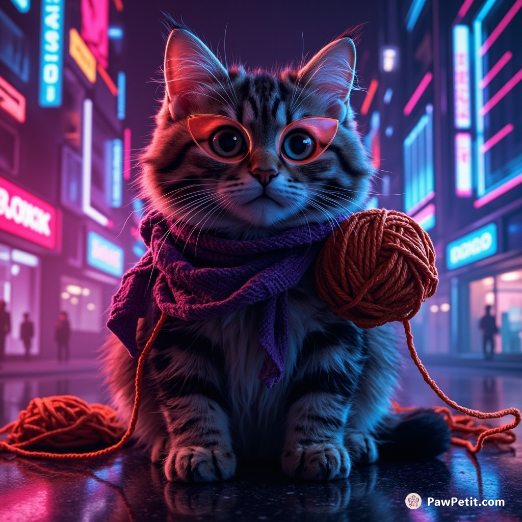 Claws Caper", where whiskers twitching, our feline hero Whiskerlock unraveled the royal yarn mystery through stealthy midnight prowls.