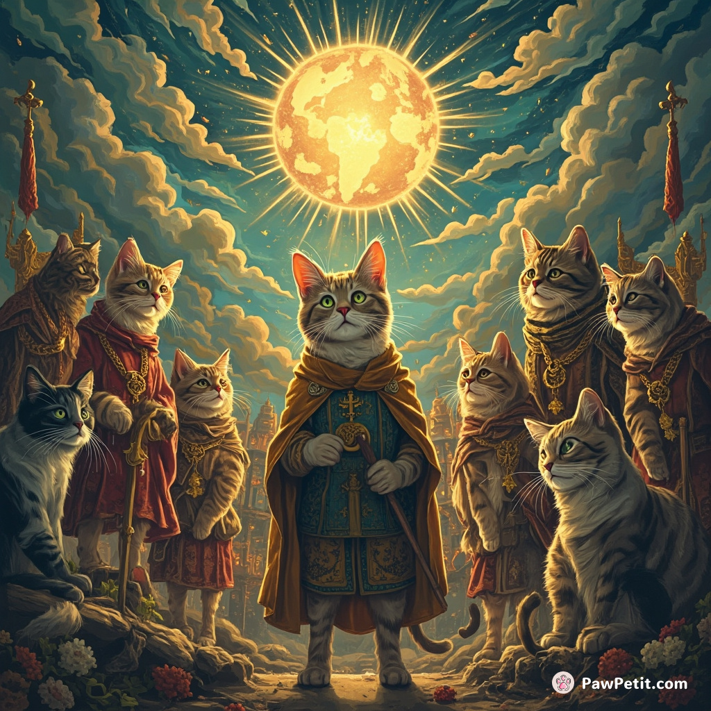 Cats establish a global council, declaring humans as their loyal subjects.