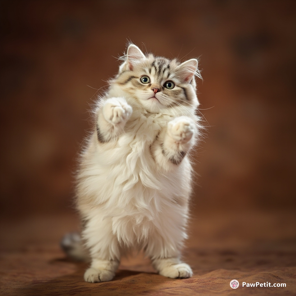 **Scenario:** A cat challenges humans to a dance-off.

**Action:** It performs a flawless backflip, landing gracefully on its paws.