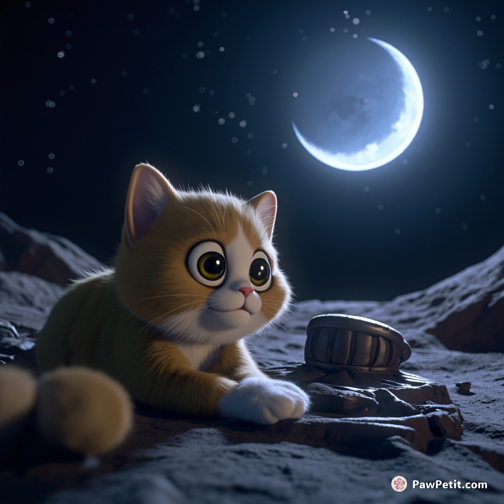 Moonlight reflecting off the contraption, Cat's paw stealthily initiates Mars ignition sequence - persians conquer cosmos tomorrow.