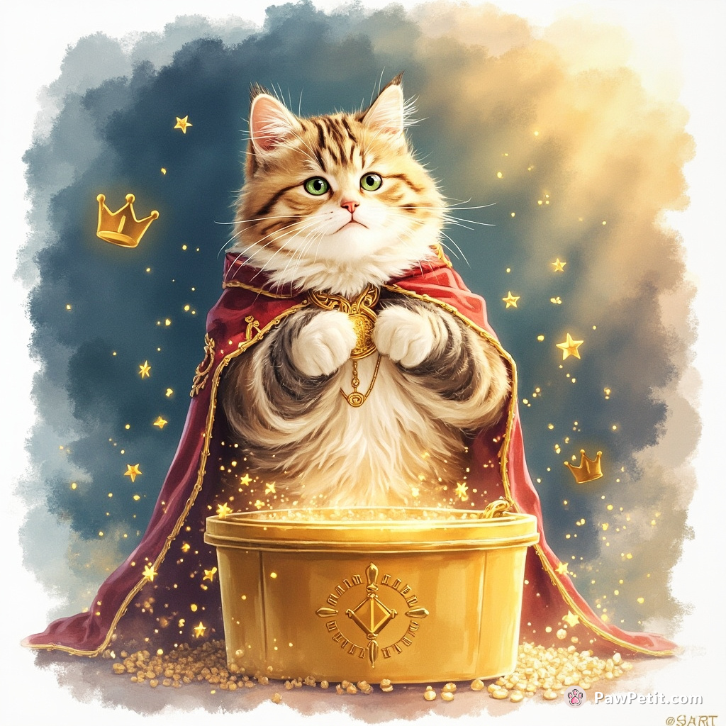 In Purrfect Kingdom, Sir Tabby-Fur-Coat unlocks the Golden Litter Box, banishing eternal darkness with a mighty swipe of his paw.