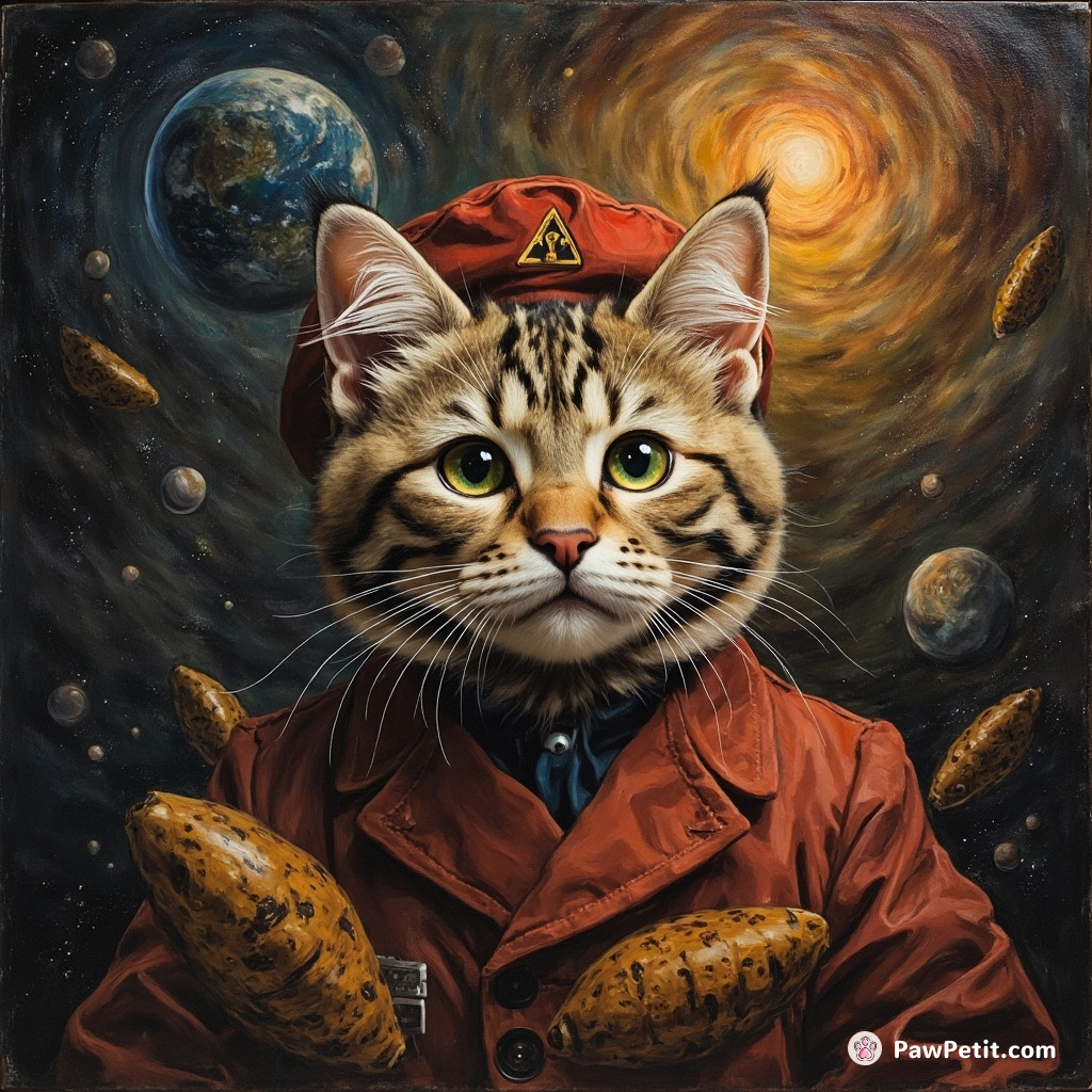In a cosmic litigation, Earth relies on Mr. Whiskers' outstanding purring to bond with aliens, erroneously hailed as our negotiator.