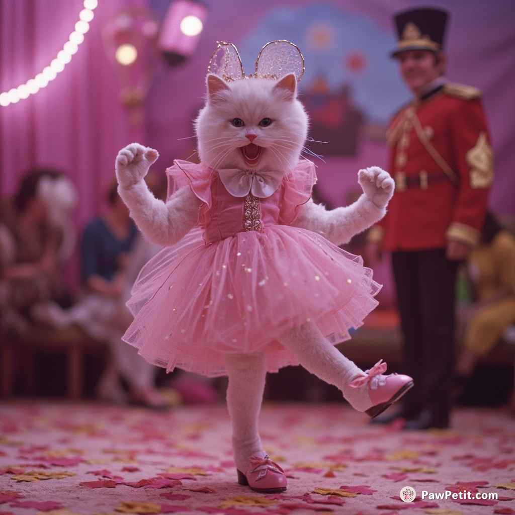 In "Whiskerella", furry Cinderella merrily tap danced, winning a prince's heart with her vibrant, unusual feline steps.