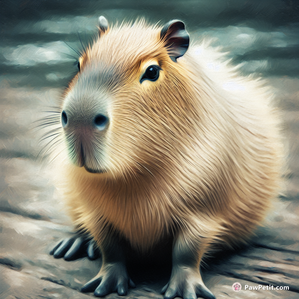 Capybara是一種大型的田鼠，外觀像是混合了大蝇獅和兔子，身體圓潤可愛，是南美洲最大的啮齿动物。