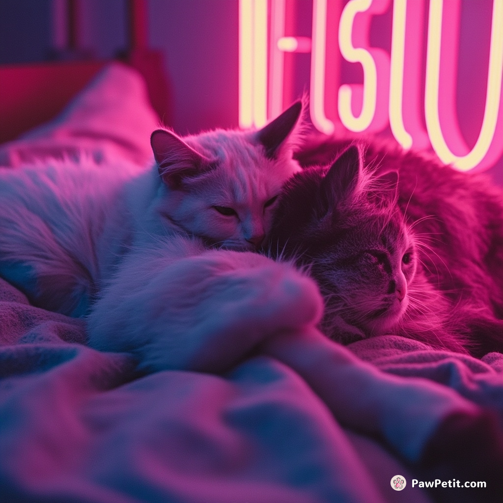 **Main Action:** Felines enact a decree, mandating humans to serve as their designated nap companions, enforcing strict compliance.