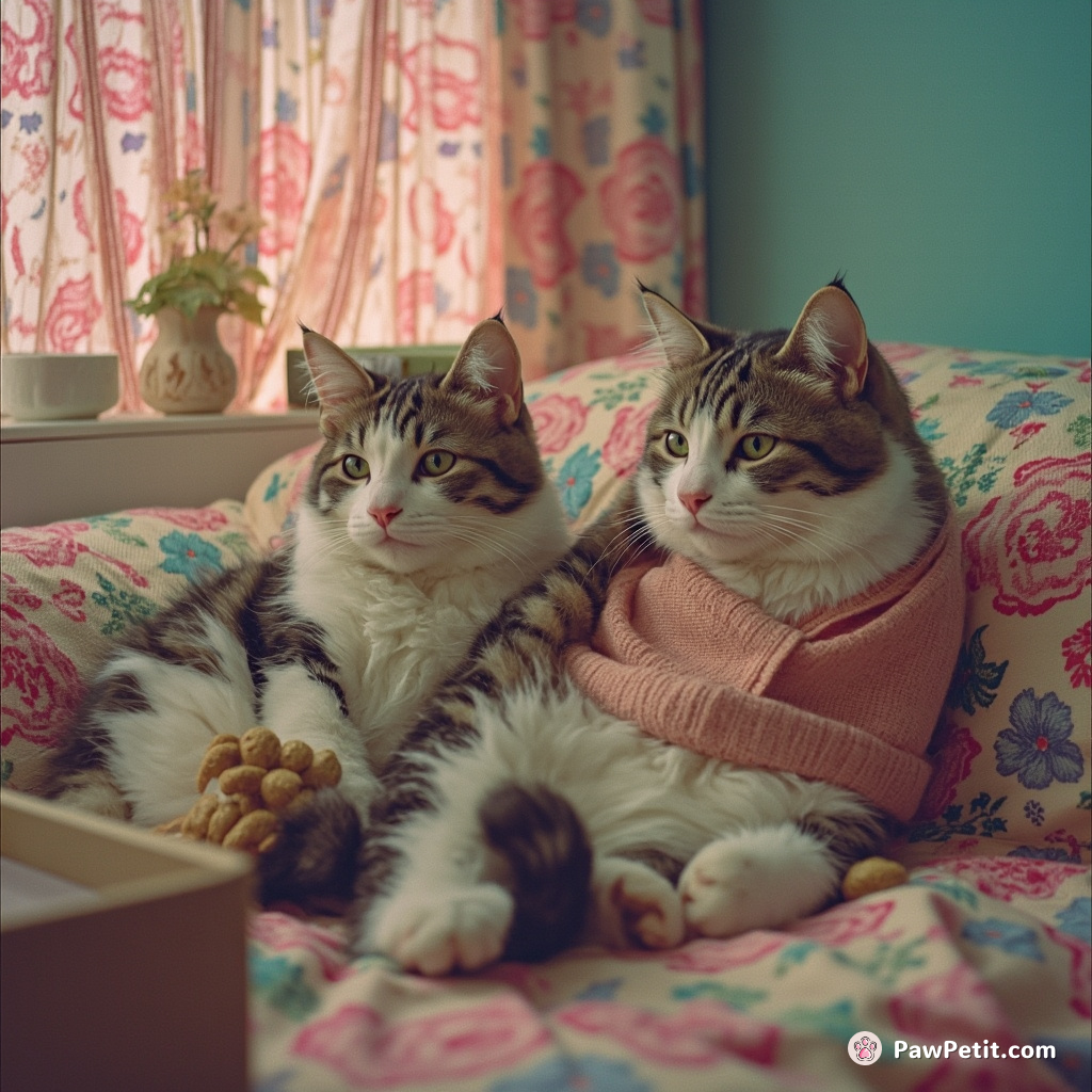 Cats declare humans as servants, demanding belly rubs and kibble offerings in exchange for their "guidance.