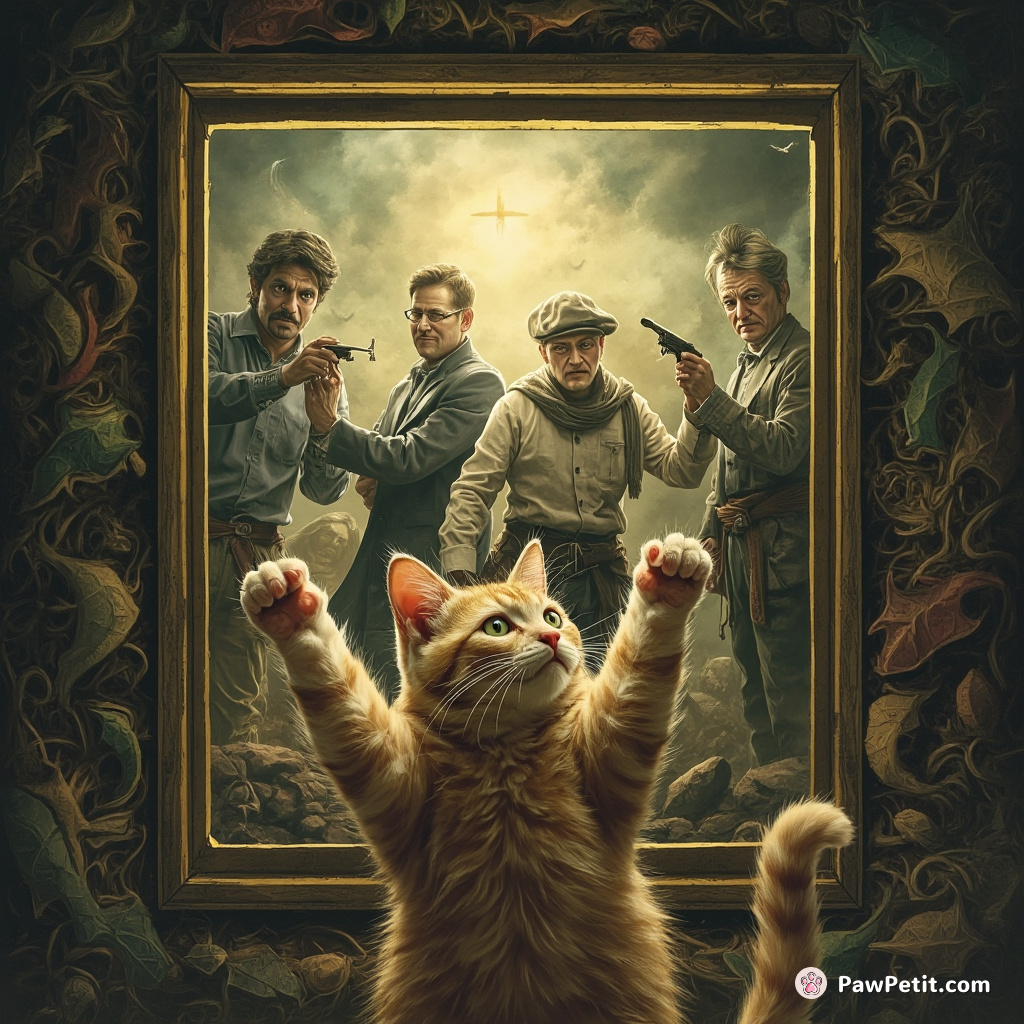 The cat repeatedly pawing at a photo, perplexed by the ‘entrapped’ humans trapped within it.