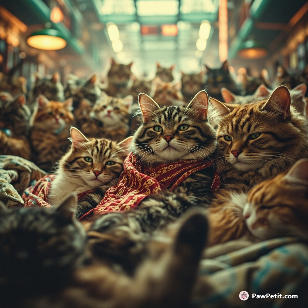 In the chaotic feline future, a Supreme Cat declares every day "Nap Day", disrupting human productivity nationwide.