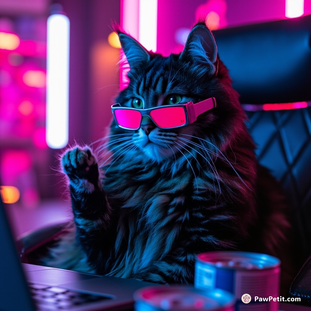 Cat swipes boss's phone in board meeting; orders 1000 cans of tuna online: "I’ve got thumbs today!" Major pandemonium!.
