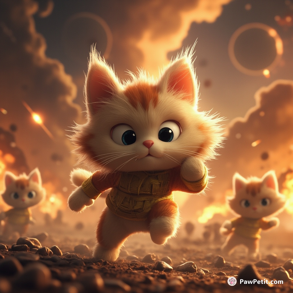 Amid global chaos, the Feline Supreme Command authorized a final, pivotal paw-strike against the resistant canine territories.