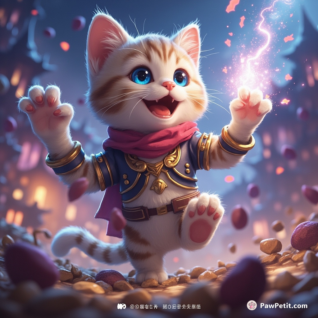 Cat accidentally launches SS Unity online game, wins International e-gaming Championship; highlights: precise paw motions.